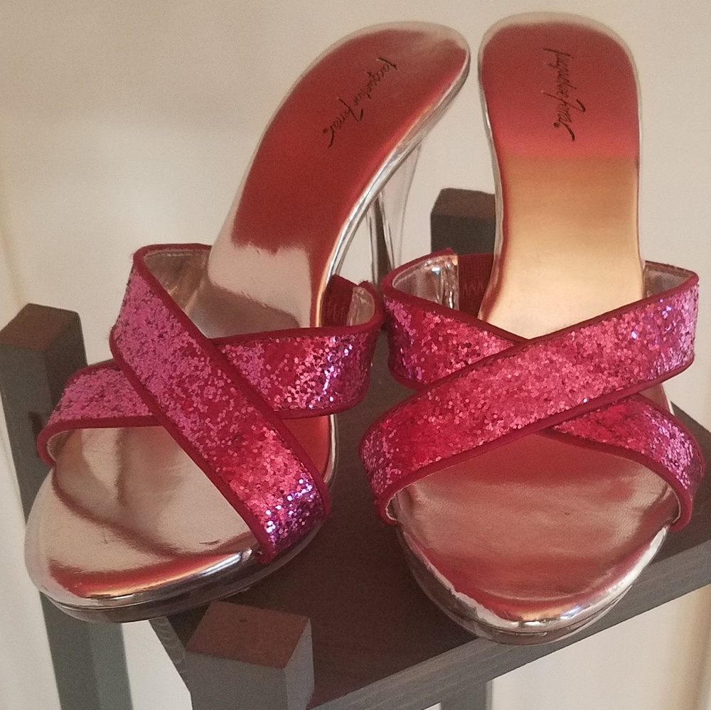 Jacqueline Ferrar glitter sandals